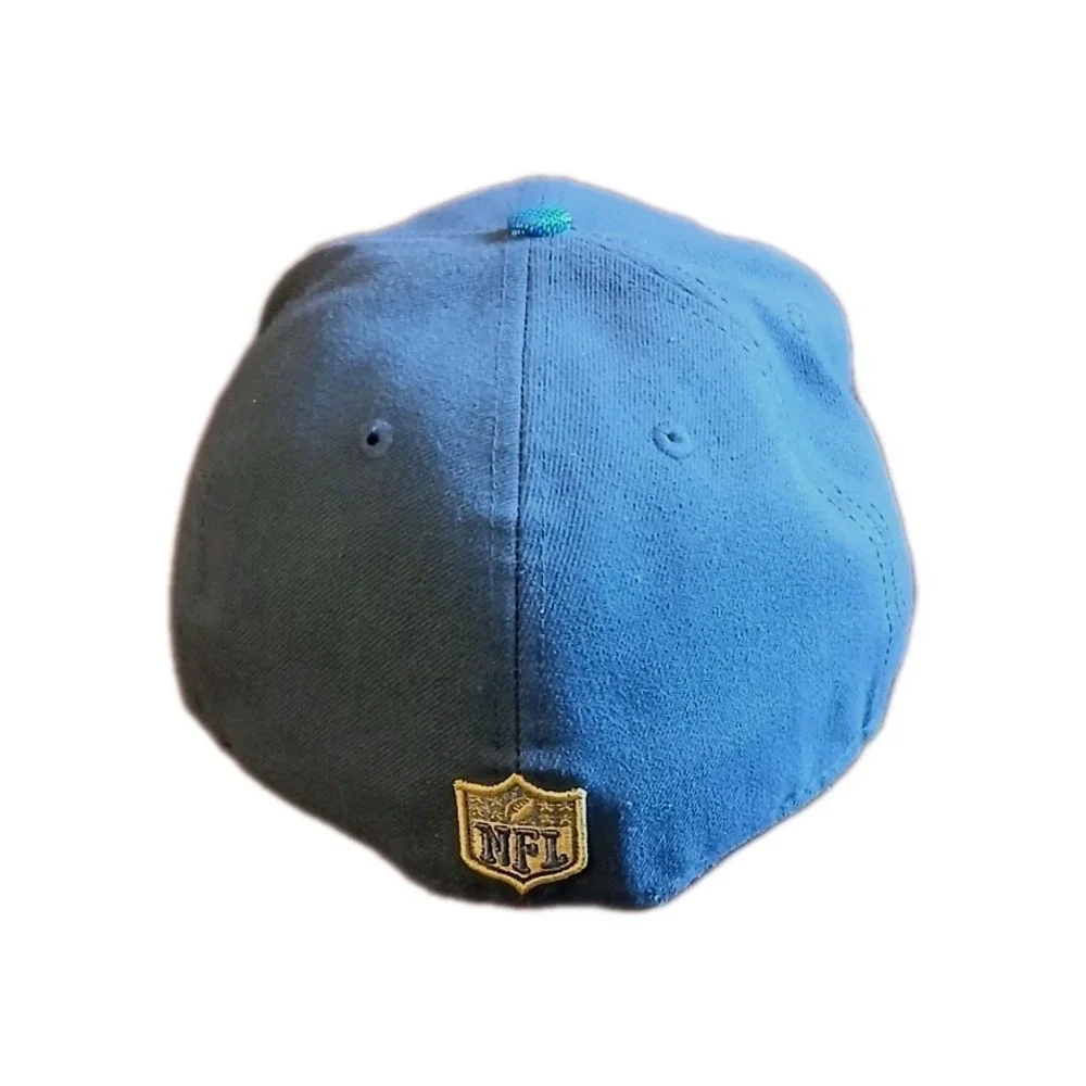 Era Detroit Lions Sz 7 3/8 Fitted Cap Hat NFL Football RARE GrayBLUE Color #1588